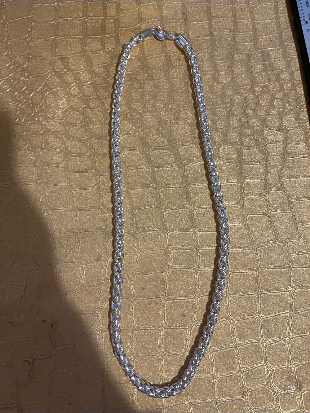 wheat chain necklace.